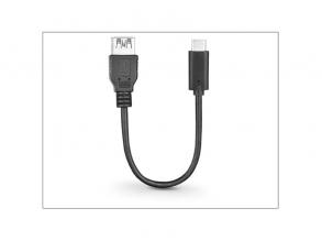 Haffner PT-4056 Type-C - USB OTG fekete adapter