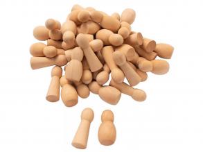 PlayBox: Natúr fa bábuk 40x47mm 50 db-os csomag