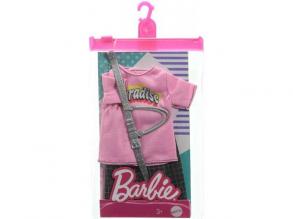Barbie: Ken rózsaszín és fekete ruha szett - Mattel