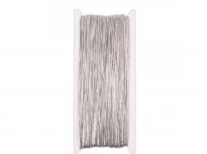 PlayBox: Elasztikus ezüstszürke zsinór 50 méteres tekercs 1mm-es vastagsággal