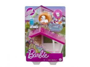 Barbie Mini játékszett: Kutyaház kutyussal