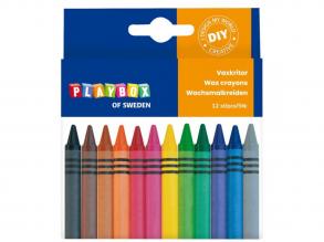 PlayBox: Zsírkréta 12 db-os készlet 0,8cm