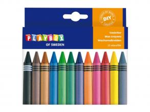 PlayBox: Zsírkréta 12 db-os készlet 1,1cm