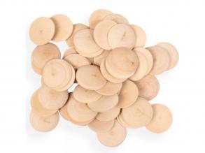 PlayBox: Fa gombok 60mm átmérovel 50 db-os szett