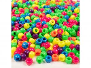 PlayBox: Henger Alakú színes gyöngyök neon színek 1000 db-os csomag