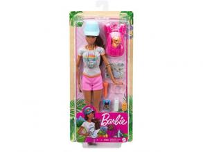 Barbie: Feltöltődés túrázó Barbe baba - Mattel