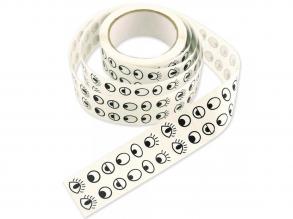 PlayBox: Fekete-fehér matrica szemek tekercsen 2000db