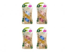 NIP Cherry öko cumi 6+ 2-darabos - többféle, 1 csomag