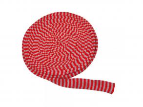 PlayBox: Tömheto piros-szürke textil tekercs 10m x 3cm
