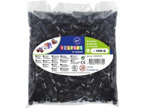 PlayBox: 9mm-es XL MAXI vasalható gyöngy 1000db-os csomag fekete színben