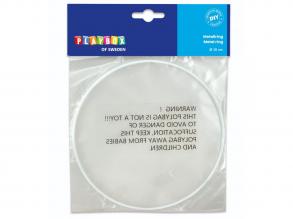PlayBox: Fehér fém karika 15cm