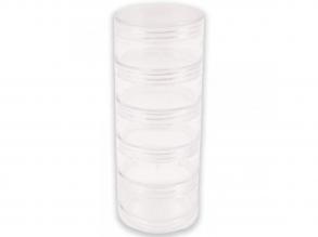 PlayBox: Átlátszó emeletes tároló tégely 15cm