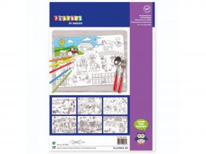 PlayBox: Színezheto tányéralátét szett
