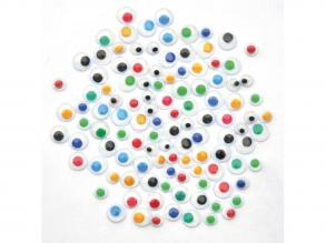 PlayBox: Dekorációs színes szemek 300 db-os készlet két méretben