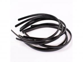 Fekete hajpánt 10db-os szett 8mm
