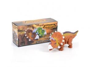 Triceratopsz dinoszaurusz figura fény effektekkel
