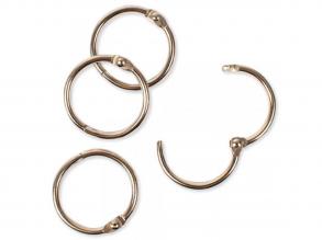 Playbox: Nyitható fém karika  O 25 mm, 10 darab