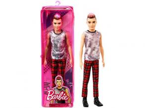 Barbie Fashionista fiú baba kockás nadrágban - Mattel