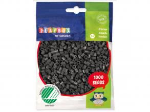 PlayBox: 5mm-es MIDI vasalható gyöngy 1000db-os sötétszürke színben