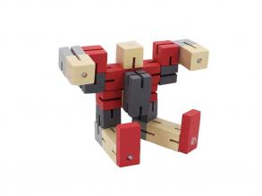 Flexibilis robot figura piros