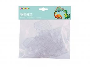 PlayBox: 5mm-es MIDI vasalható gyöngy alaplapok 3db-os csomag - Dinoszauruszok