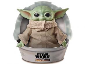 Star Wars Mandalorian Baby Yoda plüss figura 28cm - Mattel