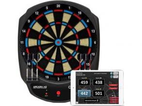 Arcadia 4.0 darts tábla alkalmazással és kiegészítőkkel