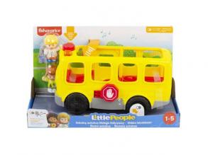 Fisher-Price: Little People - Vidám iskolabusz hanggal - Mattel