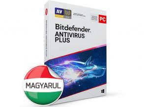 Bitdefender Antivirus Plus HUN 3 Eszköz 1 év dobozos vírusirtó szoftver