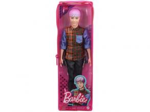 Barbie Fashionista fiú baba kockás ingben - Mattel