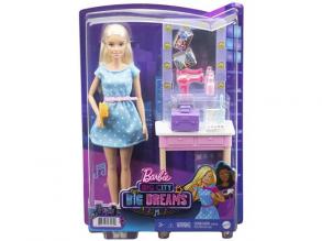 Barbie: Big City, Big Dreams baba smink asztallal - Mattel