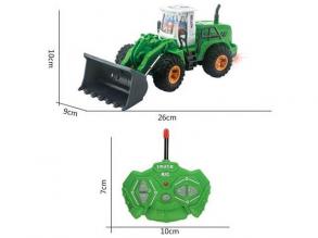 RC távirányítós homlokrakodó munkagép 1/30 27MHz