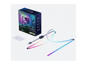 Digitális LED szalag szett , RGB , TV képernyő követő funkcióval , dimmelhető , 2m , PC-hez csatlakoztatható , WIFI/Bluetooth ,