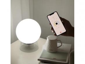 LED lámpatest , hordozható , asztali , gömb , 9.5W , RGB , CCT , dimmelhető , fekete , LUTEC CONNECT , GLOBE