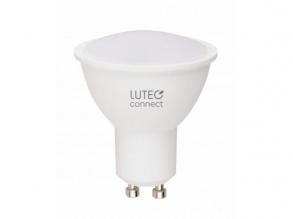 LED lámpa , égő , szpot , GU10 , 4.7 Watt , távirányítóval, RGB, CCT, dimmelhető , LUTEC CONNECT