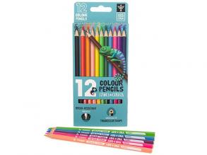 Ars Una: Háromszögletű színes ceruza 12db-os szett