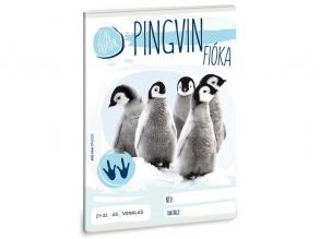 Ars Una cuki pingvin fióka A5 21-32 vonalas füzet