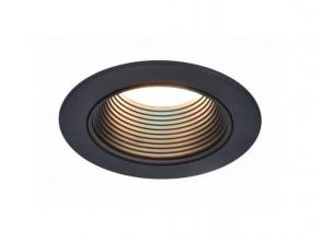 LED lámpatest , spot , GU10 , RGB , CCT , dimmelhető , süllyesztett , kerek , fekete , 4.7W , LUTEC CONNECT , ALTUM