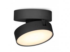 LED lámpatest , spot , billenthető , 8W , CCT , dimmelhető , fekete , LUTEC CONNECT , STANOS