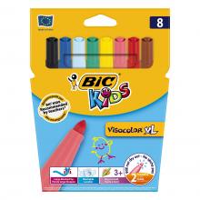 BIG Kids lemosható vastag filctoll szett - 8 darabos