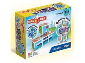 Geomag MagiCube: Járművek mágneses építőkocka szett 4db-os