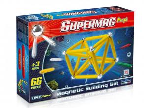 Supermag: Maxi ONE color 66 db-os mágneses játék