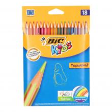 BIC Kids színes ceruza készlet, 18 darabos