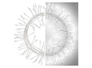 Emos D3FC01 LED 2,4m/100LED/beltéri/3xAA/időzítős/hideg fehér nano karácsonyi LED fényfüzér