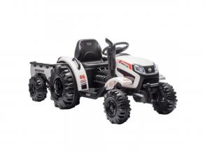 AKKUMULÁTOROS GYEREK TRAKTOR FEHÉR