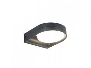 LED lámpatest , oldalfali , 14W , meleg fehér , sötét szürke , kültéri , IP54 , LUTEC , FELE