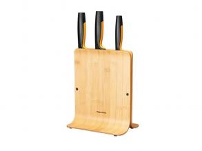 Fiskars FF Késblokk bambusz 3 késes