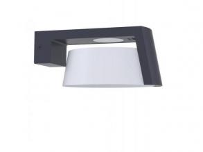 LED lámpatest , oldalfali , 11 W , 2in1 , sötét szürke , kültéri , IP44 , LUTEC , MOON