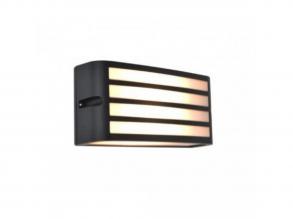 LED lámpatest , mennyezeti , oldalfali , E27 foglalat , sötét szürke , kültéri , IP44 , 5 év garanciával , LUTEC , ZEBRA