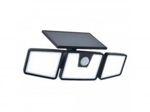 Led reflektor , 8W , mozgásérzékelős , szolár , hideg fehér , 5000K , kültéri , IP54 , LUTEC , BRITI